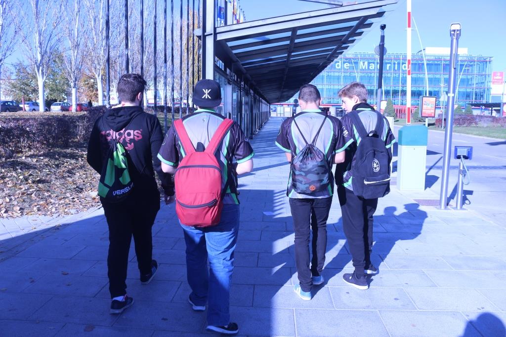 On our way to Gamergy, Madrid