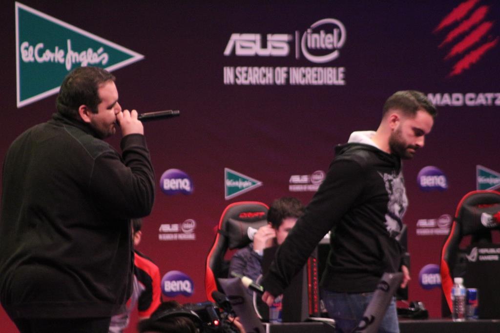 Gamergy Madrid - Rapping at the stage